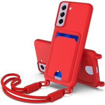 Захисний чохол Reframe Silicone Holder для Samsung Galaxy S21 FE (G990) - Red: фото 1 з 8