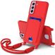 Захисний чохол Reframe Silicone Holder для Samsung Galaxy S21 FE (G990) - Red (240233R). Фото 1 з 8
