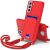 Захисний чохол Reframe Silicone Holder для Samsung Galaxy S21 FE (G990) - Red: фото 1 з 8
