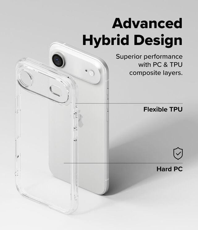 Защитный чехол Ringke Fusion для iPhone Air (8800328811911) - Clear: фото 9 из 13