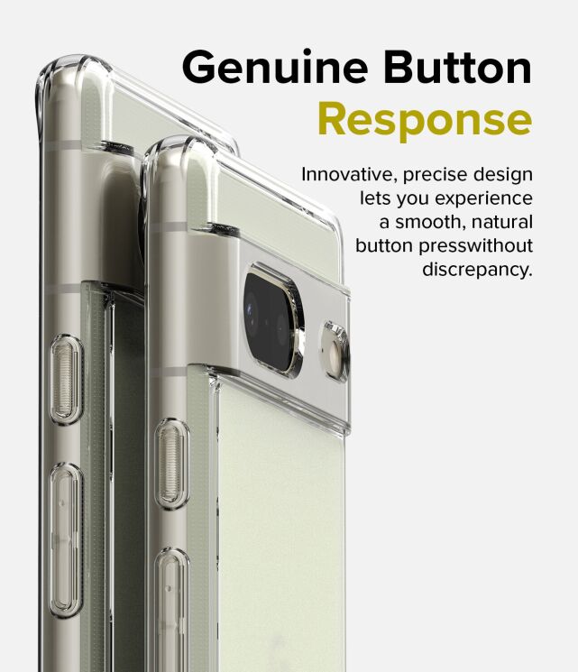 Защитный чехол Ringke Fusion для Google Pixel 7 (8809881267531) - Matte Clear: фото 10 из 13