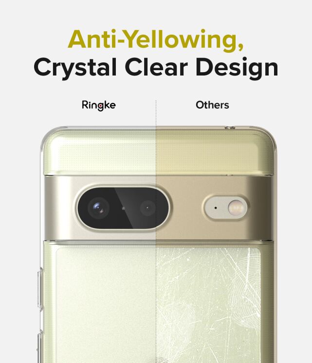 Защитный чехол Ringke Fusion для Google Pixel 7 (8809881267531) - Matte Clear: фото 4 из 13