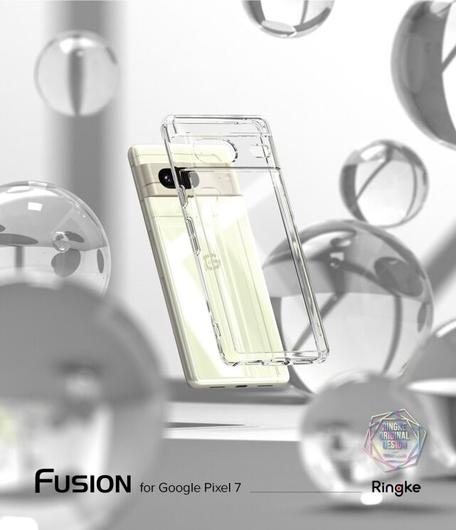 Защитный чехол Ringke Fusion для Google Pixel 7 (8809881267531) - Matte Clear: фото 2 из 13