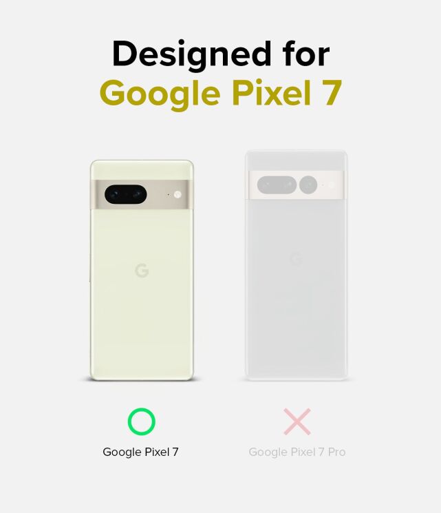 Защитный чехол Ringke Fusion для Google Pixel 7 (8809881267531) - Matte Clear: фото 3 из 13
