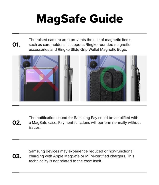 Защитный чехол Ringke Fusion Magnetic для Samsung Galaxy S26 FE (8800380463684) - Clear: фото 20 из 20