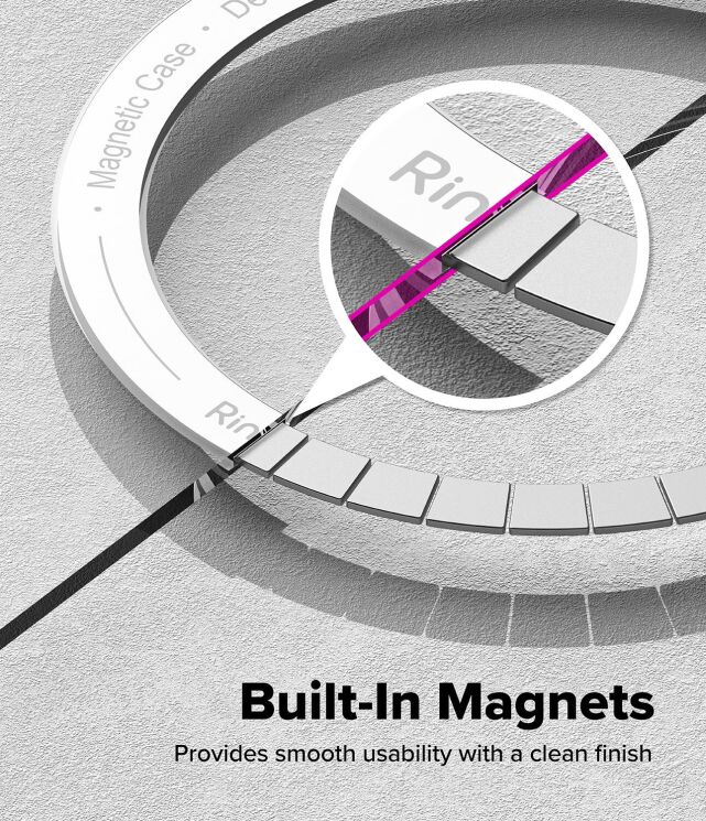 Захисний чохол Ringke Fusion Magnetic (FF) для Samsung Galaxy Fold 7 - Clear: фото 9 з 25