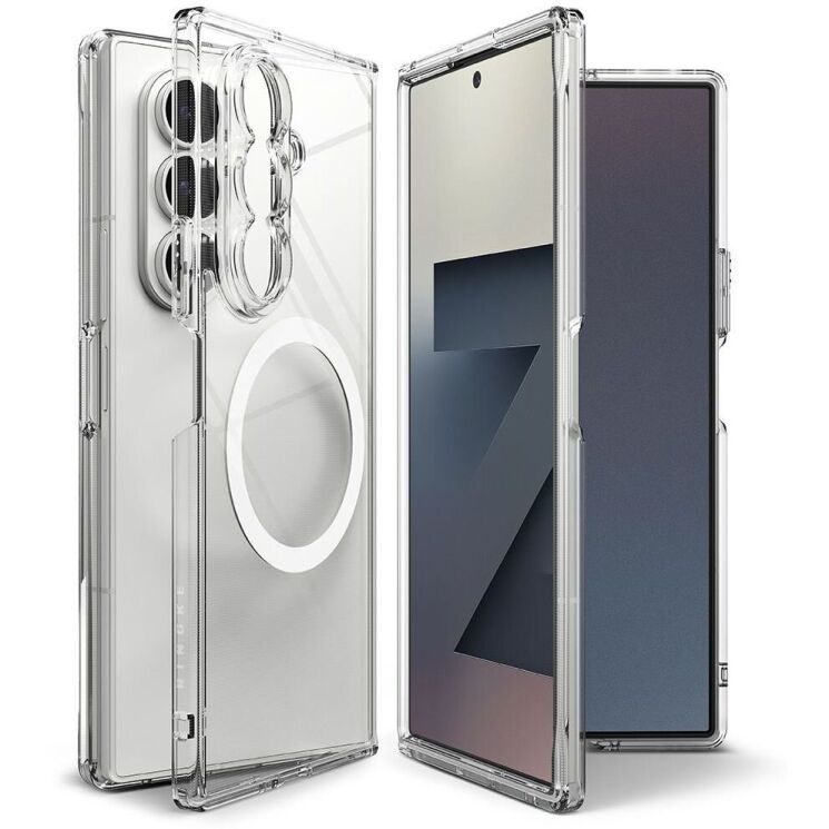 Захисний чохол Ringke Fusion Magnetic (FF) для Samsung Galaxy Fold 7 - Clear: фото 4 з 25
