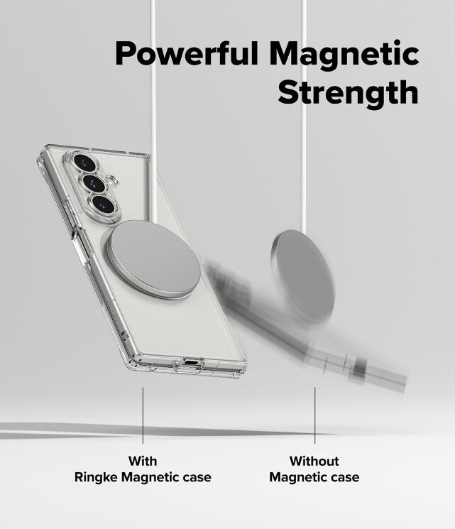 Захисний чохол Ringke Fusion Magnetic (FF) для Samsung Galaxy Fold 7 - Clear: фото 8 з 25