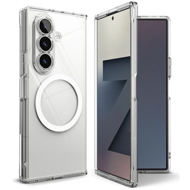 Захисний чохол Ringke Fusion Magnetic (FF) для Samsung Galaxy Fold 7 - Clear: фото 2 з 25