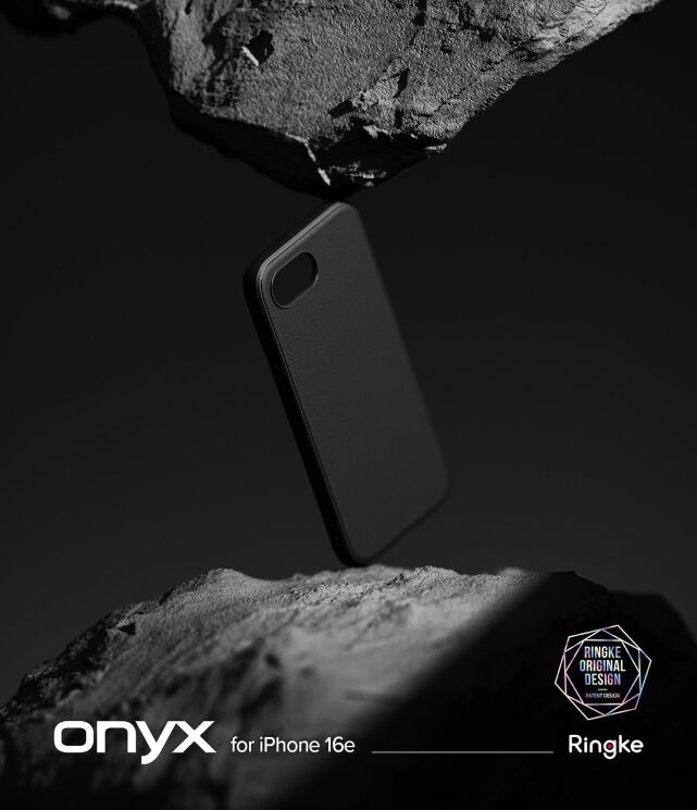 Защитный чехол Ringke Onyx для Apple iPhone 16e (8800293852636) - Black: фото 2 из 9