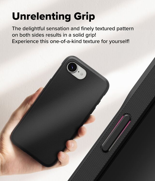Защитный чехол Ringke Onyx для Apple iPhone 16e (8800293852636) - Black: фото 5 из 9