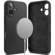 Захисний чохол Ringke Silicone Magnetic для Apple iPhone 16 (8800274960572) - Black (366438B)