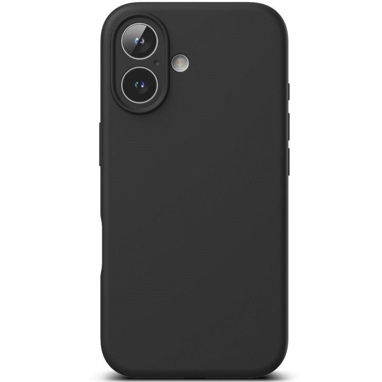 Захисний чохол Ringke Silicone Magnetic для Apple iPhone 16 (8800274960572) - Black: фото 4 з 14
