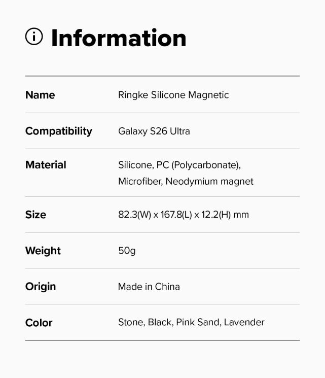 Защитный чехол Ringke Silicone Magnetic для Samsung Galaxy S26 Ultra (S948) 8800328814783 - Pink Sand: фото 16 из 18