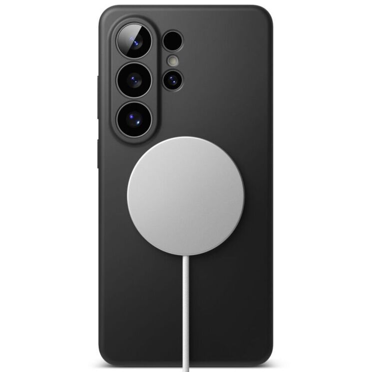 Защитный чехол Ringke Silicone Magnetic для Samsung Galaxy S26 Ultra (S948) 8800328814691 - Black: фото 3 из 18