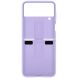 Защитный чехол Silicone Cover with Ring для Samsung Galaxy Flip 4 (EF-PF721TVEGUA) - Lavender (302241V). Фото 6 из 7