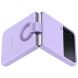 Защитный чехол Silicone Cover with Ring для Samsung Galaxy Flip 4 (EF-PF721TVEGUA) - Lavender (302241V). Фото 4 из 7