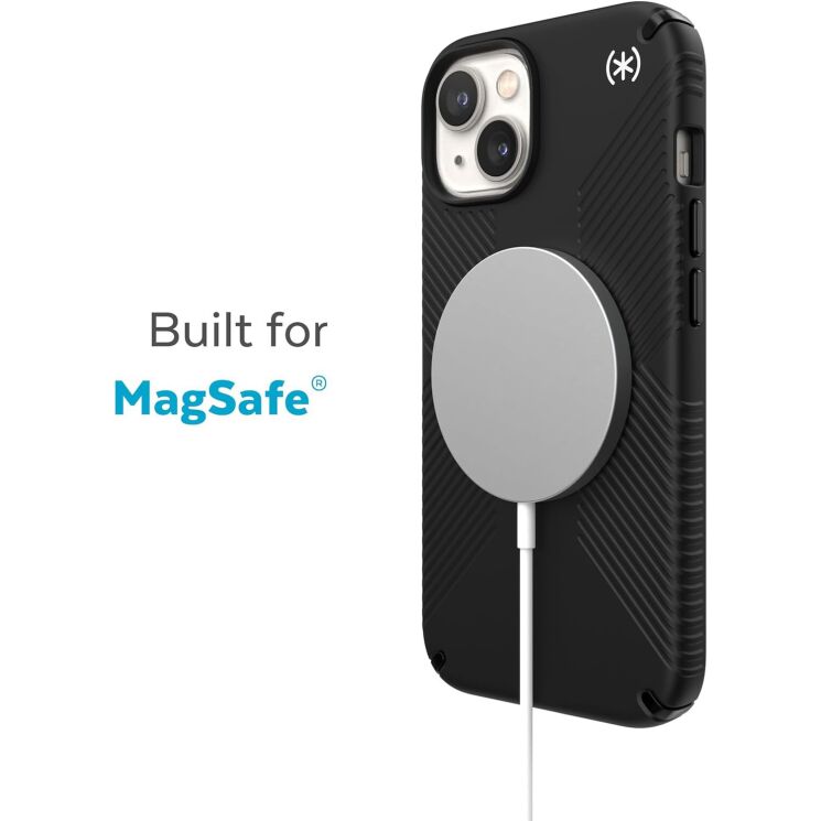 Защитный чехол Speck Presidio2 Grip MagSafe для Apple iPhone 13 - Black: фото 7 из 10