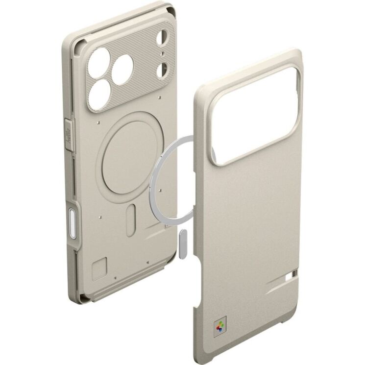 Захисний чохол Spigen Classic LS MagSafe для iPhone 17 Pro (ACS10479) - Stone: фото 8 з 18