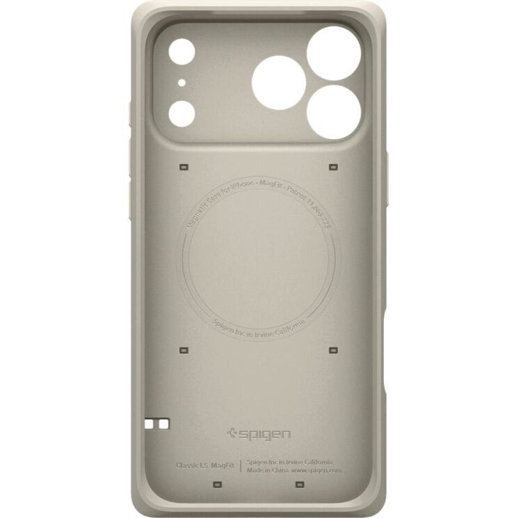 Захисний чохол Spigen Classic LS MagSafe для iPhone 17 Pro (ACS10479) - Stone: фото 5 з 18