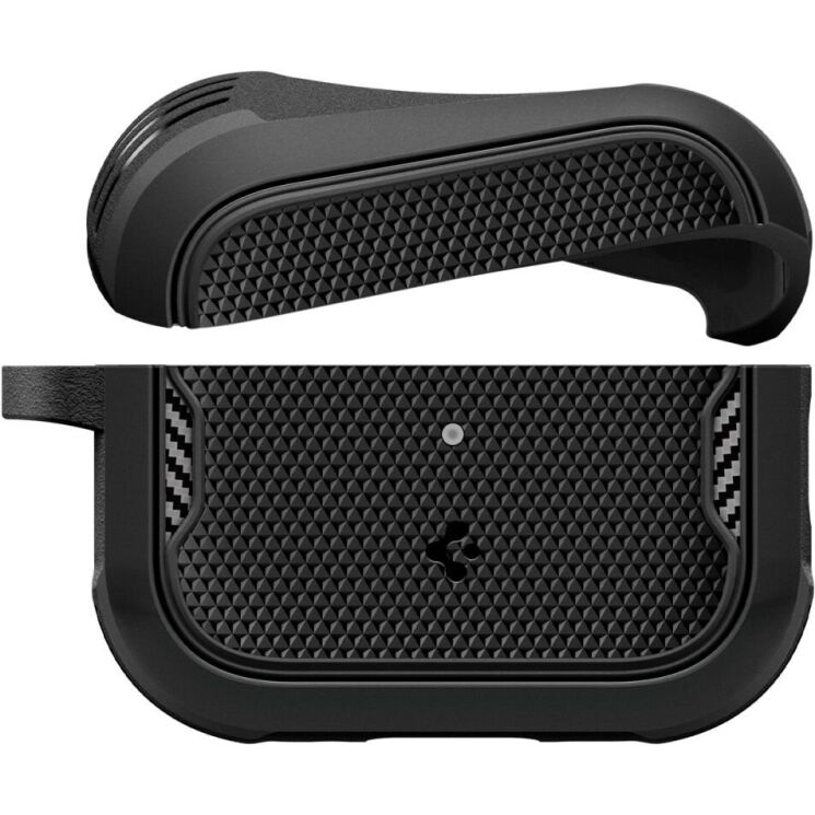Защитный чехол Spigen Core Armor (FH) для AirPods Pro 3 (ACS09833) - Matte Black: фото 4 из 10