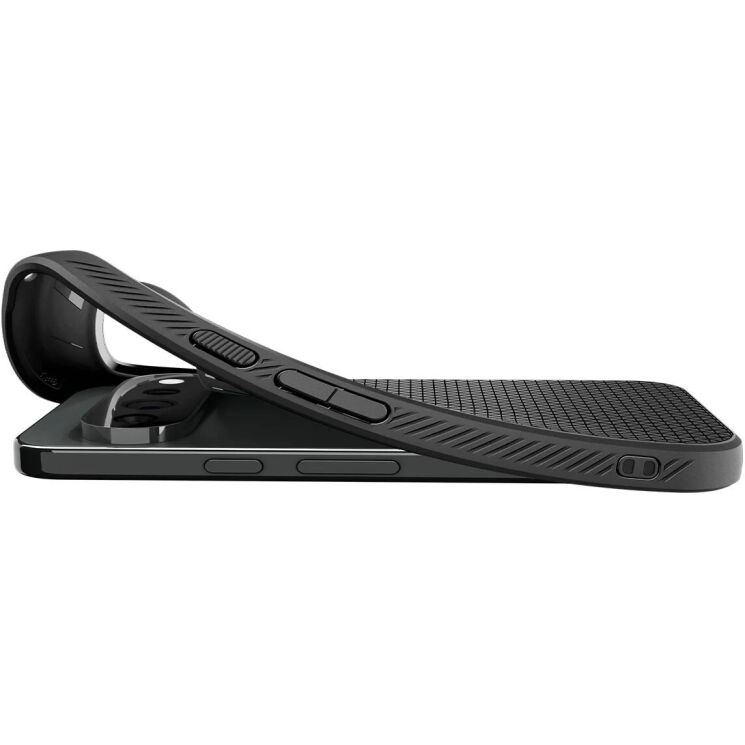 Защитный чехол Spigen Liquid Air для Google Pixel 11 Pro (ACS11428) - Black: фото 5 из 12