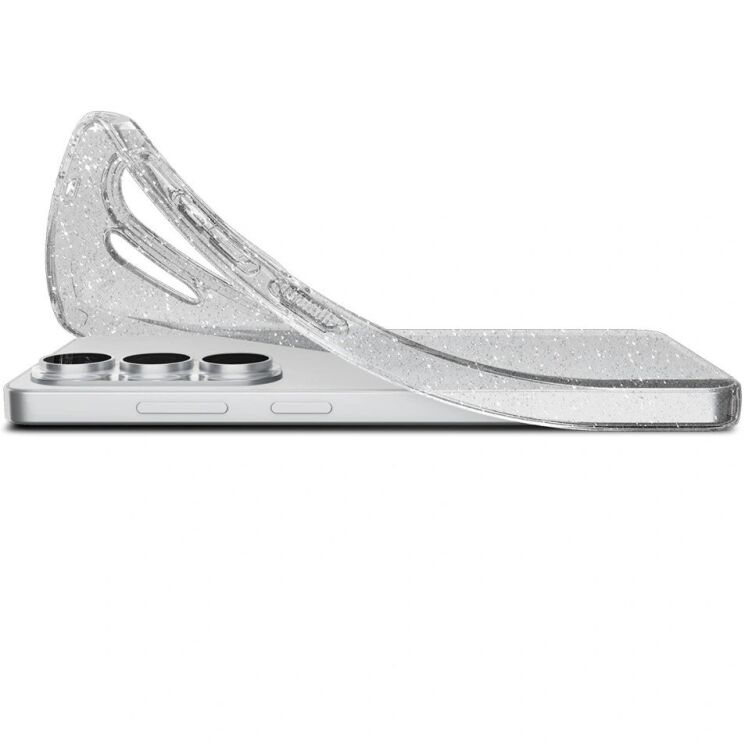Захисний чохол Spigen Liquid Crystal Glitter для Samsung Galaxy S26 Ultra (S948) ACS10673 - Crystal Quartz: фото 4 з 5