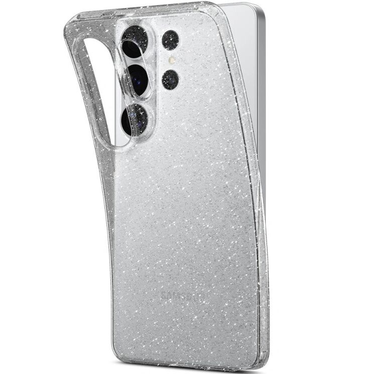 Захисний чохол Spigen Liquid Crystal Glitter для Samsung Galaxy S26 Ultra (S948) ACS10673 - Crystal Quartz: фото 3 з 5