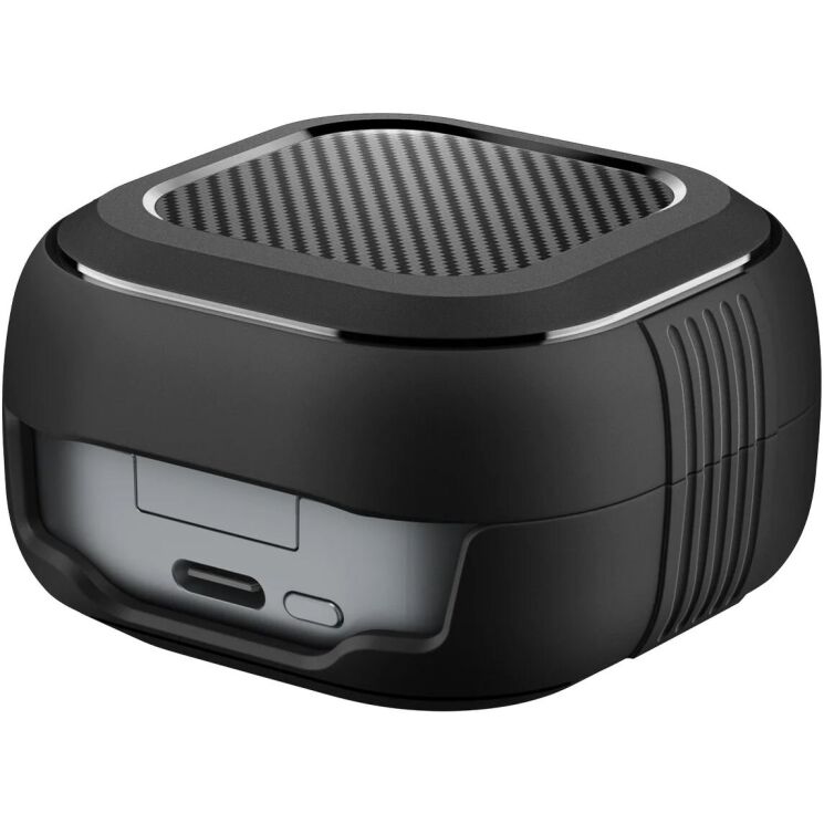 Защитный чехол Spigen Rugged Armor (FH) для Samsung Galaxy Buds 4 / Buds 4 Pro (ACS11200) - Matte Black: фото 7 из 14