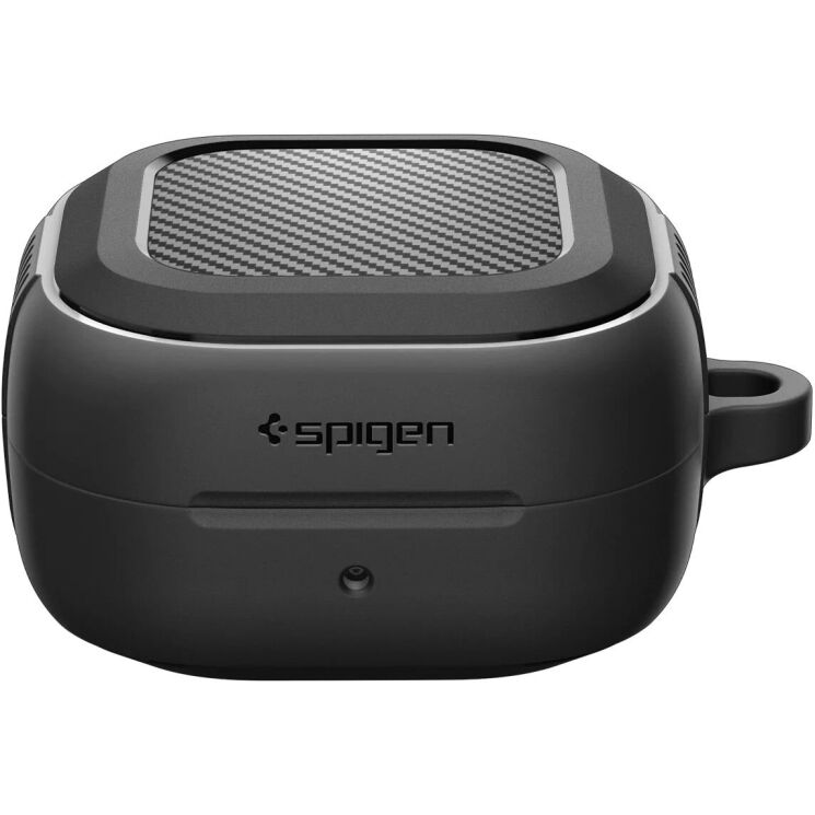 Защитный чехол Spigen Rugged Armor (FH) для Samsung Galaxy Buds 4 / Buds 4 Pro (ACS11200) - Matte Black: фото 6 из 14