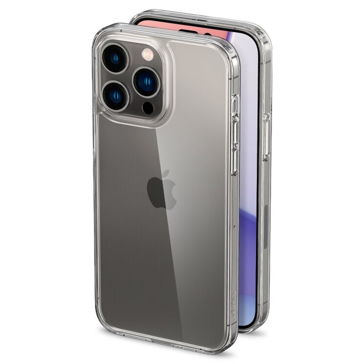 Захисний чохол Spigen (SGP) AirSkin для Apple iPhone 14 Pro - Crystal Clear: фото 3 з 8