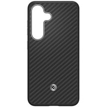 Захисний чохол Spigen (SGP) Enzo Aramid (MagFit) для Samsung Galaxy S25 Plus (S936) ACS09120 / GP-FPS936PGABW - Black / Silver: фото 1 з 6