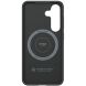 Захисний чохол Spigen (SGP) Enzo Aramid (MagFit) для Samsung Galaxy S25 Plus (S936) ACS09120 / GP-FPS936PGABW - Black / Silver (376046BS). Фото 3 з 6