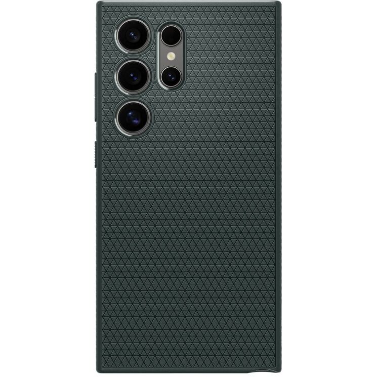 Защитный чехол Spigen (SGP) Liquid Air для Samsung Galaxy S24 Ultra (S928) - Abyss Green: фото 2 из 18