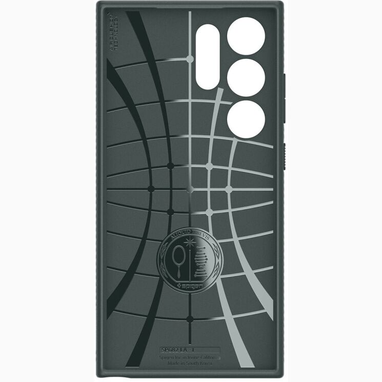 Защитный чехол Spigen (SGP) Liquid Air для Samsung Galaxy S24 Ultra (S928) - Abyss Green: фото 10 из 18