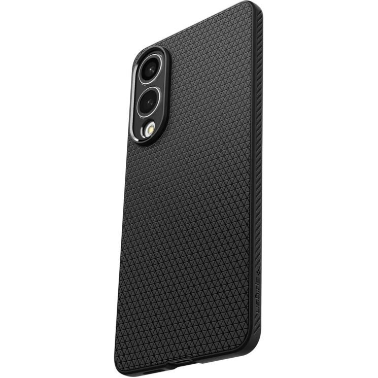 Защитный чехол Spigen (SGP) Liquid Air для Samsung Galaxy S25 Edge (S937) ACS09420 - Matte Black: фото 5 из 22