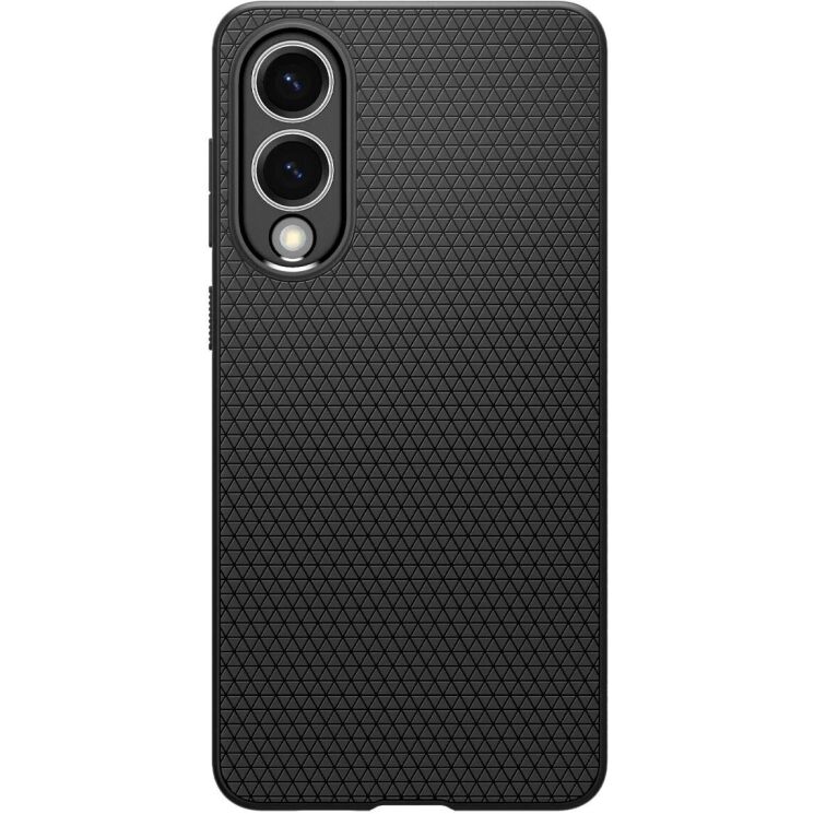 Защитный чехол Spigen (SGP) Liquid Air для Samsung Galaxy S25 Edge (S937) ACS09420 - Matte Black: фото 2 из 22