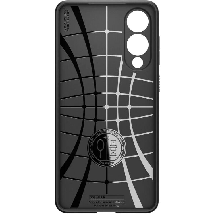 Защитный чехол Spigen (SGP) Liquid Air для Samsung Galaxy S25 Edge (S937) ACS09420 - Matte Black: фото 12 из 22