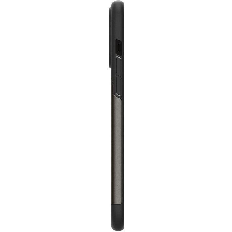 Защитный чехол Spigen (SGP) Slim Armor (MagFit) для Apple iPhone 14 Pro Max - Gunmetal: фото 9 из 10