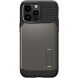 Защитный чехол Spigen (SGP) Slim Armor (MagFit) для Apple iPhone 14 Pro Max - Gunmetal (301248H). Фото 2 из 10