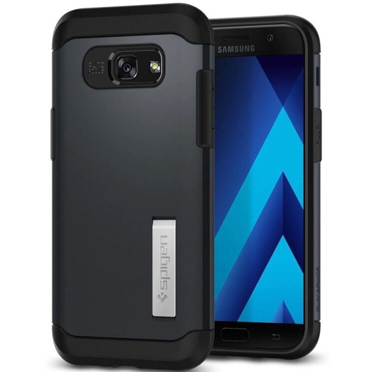 Защитный чехол Spigen (SGP) Slim Armor для Samsung Galaxy A5 (2017) 573CS21359 - Metal Slate: фото 1 из 6