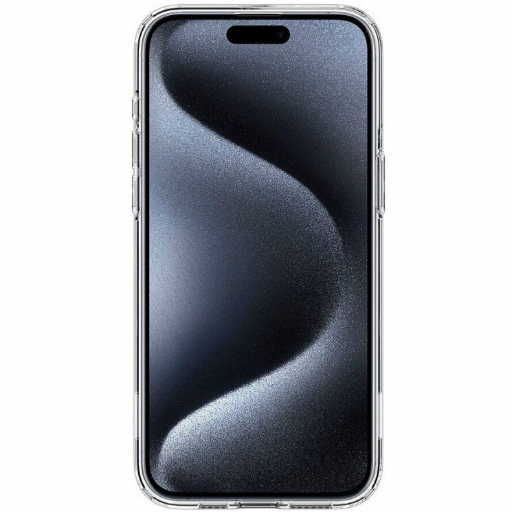 Защитный чехол Spigen (SGP) Slim Armor Essential S (MagFit) для Apple iPhone 15 Pro Max (ACS06452) - Crystal Clear: фото 6 из 18