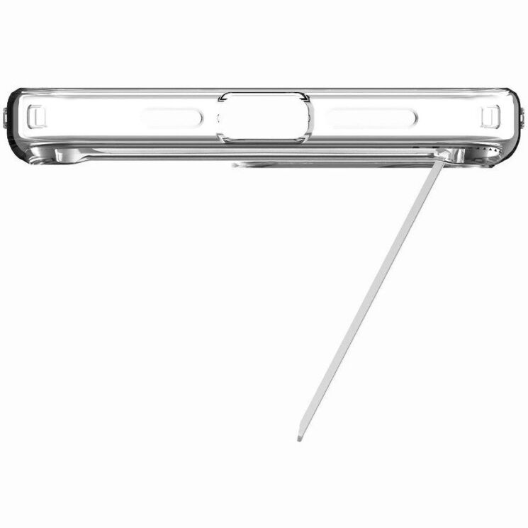 Защитный чехол Spigen (SGP) Slim Armor Essential S (MagFit) для Apple iPhone 15 Pro Max (ACS06452) - Crystal Clear: фото 7 из 18