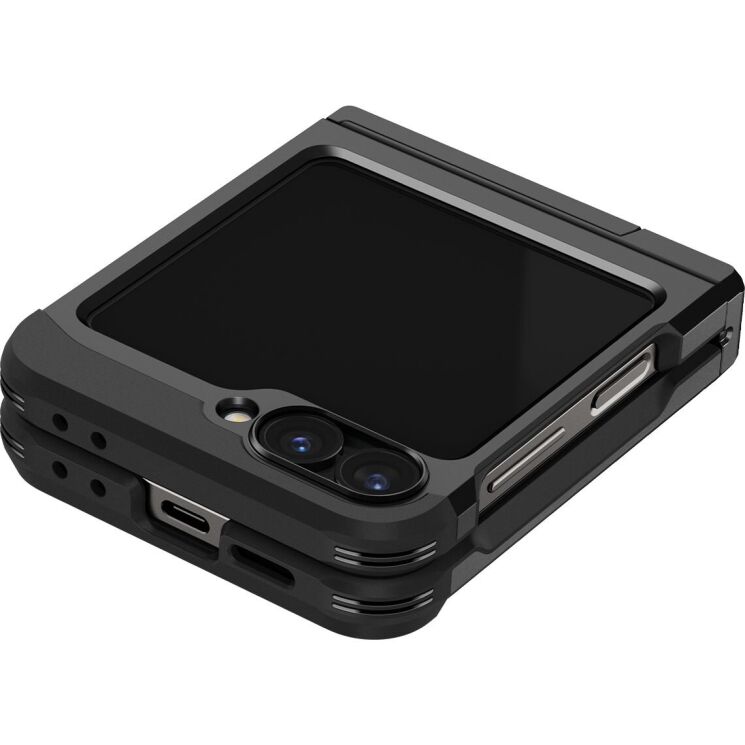 Защитный чехол Spigen (SGP) Tough Armor Pro (FF) для Samsung Galaxy Flip 6 - Black: фото 10 из 19