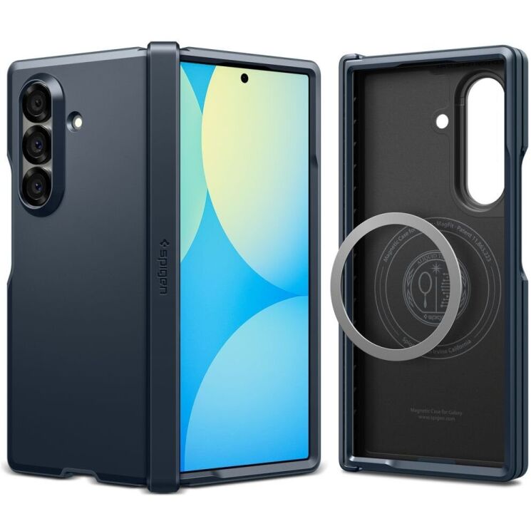 Защитный чехол Spigen (SGP) Tough Armor Pro (MagFit) для Samsung Galaxy Fold 7 (ACS09550) - Metal Slate: фото 2 из 24