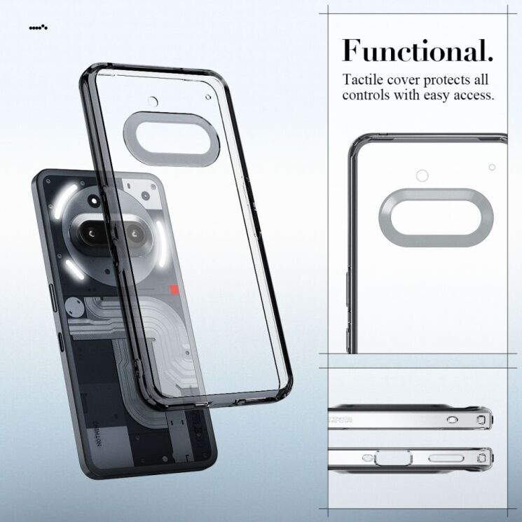 Защитный чехол Spigen (SGP) Ultra Hybrid для Nothing Phone (3a) ACS09373 - Space Crystal: фото 13 из 14