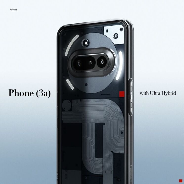 Защитный чехол Spigen (SGP) Ultra Hybrid для Nothing Phone (3a) ACS09373 - Space Crystal: фото 9 из 14