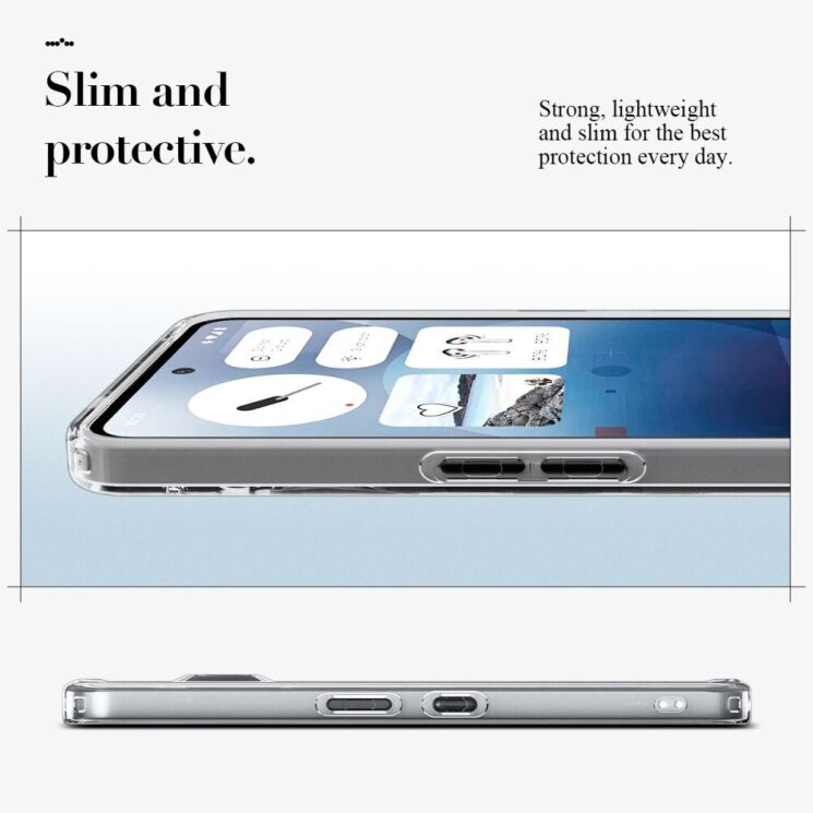 Защитный чехол Spigen (SGP) Ultra Hybrid для Nothing Phone (3a) ACS09373 - Space Crystal: фото 12 из 14