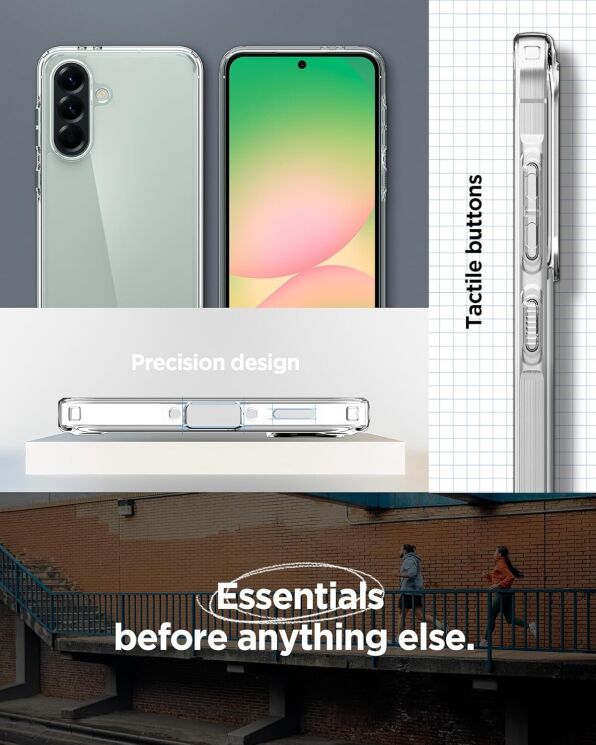 Защитный чехол Spigen (SGP) Ultra Hybrid для Samsung Galaxy A56 (A566) ACS09292 - Crystal Clear: фото 15 из 15