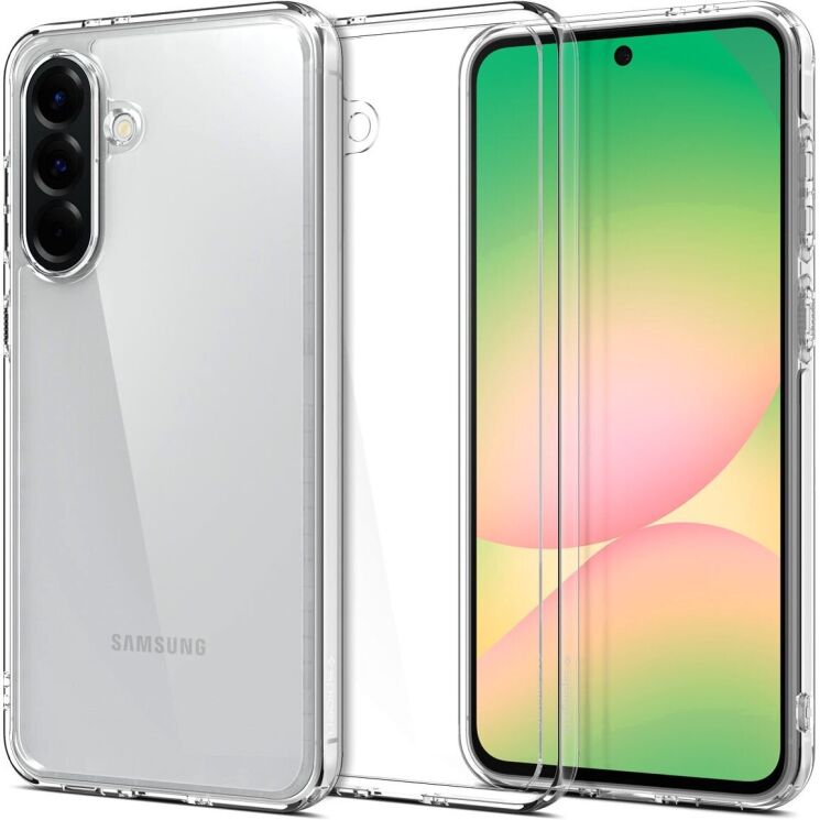 Защитный чехол Spigen (SGP) Ultra Hybrid для Samsung Galaxy A56 (A566) ACS09292 - Crystal Clear: фото 1 из 15